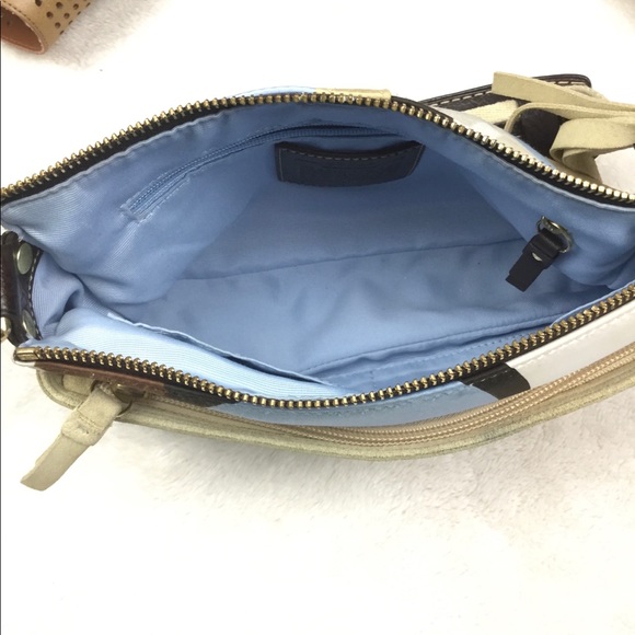 ‼️SOLD COACH MULTI COLOR BLUE BROWN MINI BAG - Picture 5 of 5